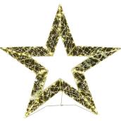 Holiday Living 1-Pack 40-in Freestanding Star Decoration with White LED Lights