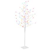Holiday Living 60-in Freestanding Christmas Tree Decoration with Multicolour LED Lights