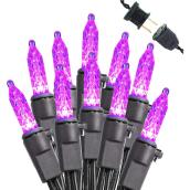 Jeu de lumières d'Halloween mauve, 100 lumières