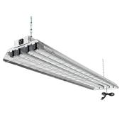 Luminaire fluorescent - 4 lumières - grille protectrice - 48 po