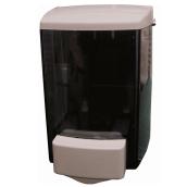 Mann Soap Dispenser - Black and White - Heavy-Duty Plastic - 880-ml