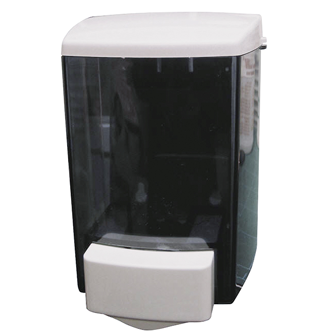 Mann Bulk Foam Soap Dispenser - Grey and Translucent - ABS and SAN Plastic - 880-ml