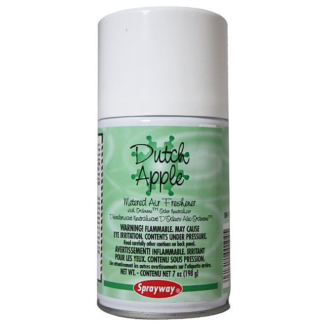 Mann Sprayway Air Freshener Metered Dutch Apple Clear 7oz