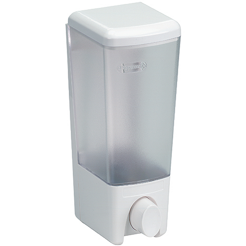 Better Living ABS Plastic Wall Mounted Soap Dispenser - White - Holds 455 mL - 7 1/2-in H