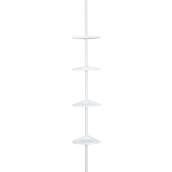 Better Living Ulti-Mate White Plastic Shower Tension Pole Caddy