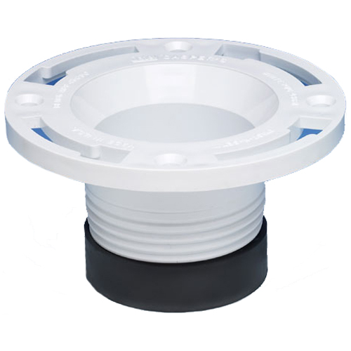 Oatey Twist-N-Set Replacement Closet Flange - PVC - White - 2 57/64-in Inner dia x 7-in Outer dia x 5 1/2-in W