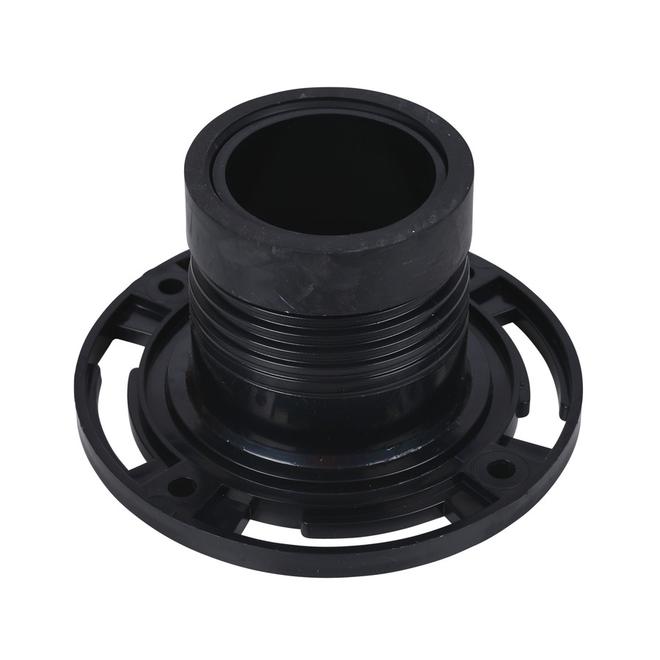 OATEY 3in Dia. Black ABS TwistnSet Toilet Flange 43655C RONA