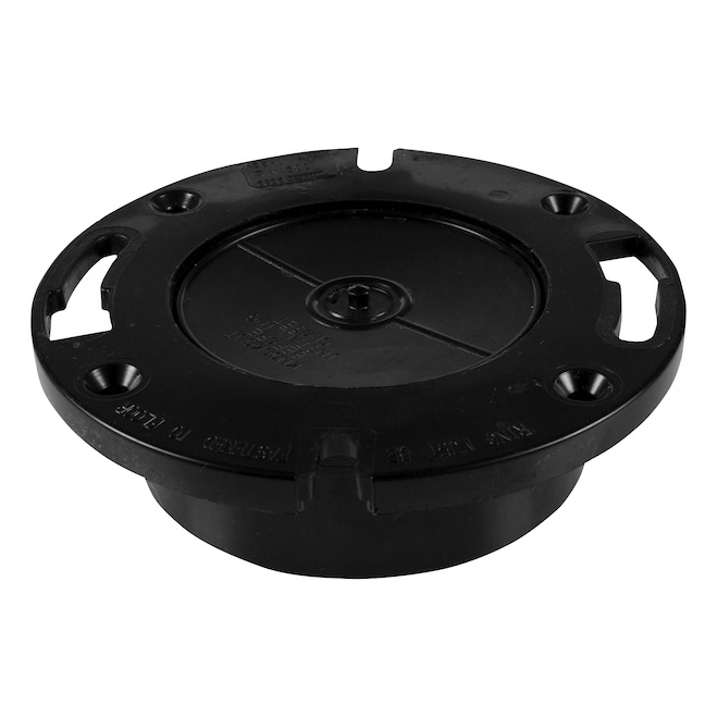 Oatey Closet Flange with Test Cap 4in diameter 43550C RONA