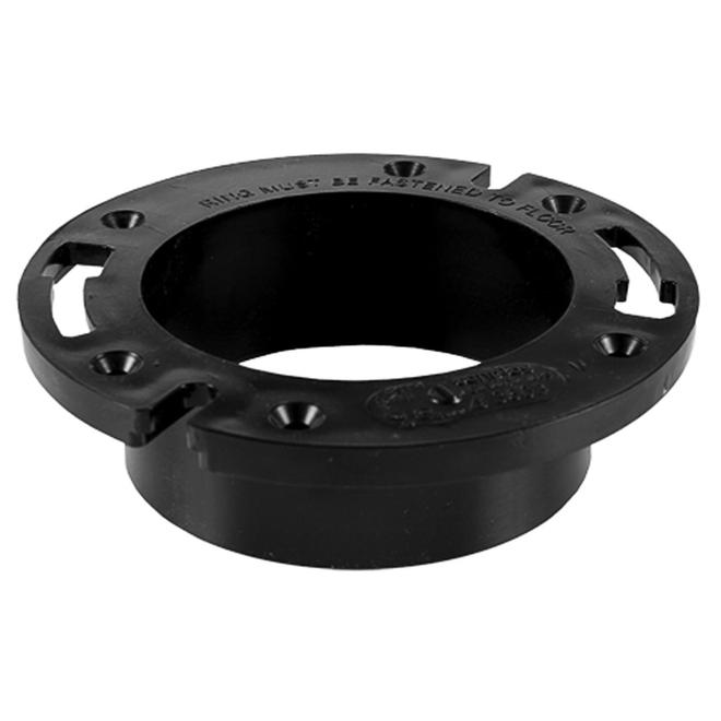 4-in Dia. Black ABS Toilet Flange