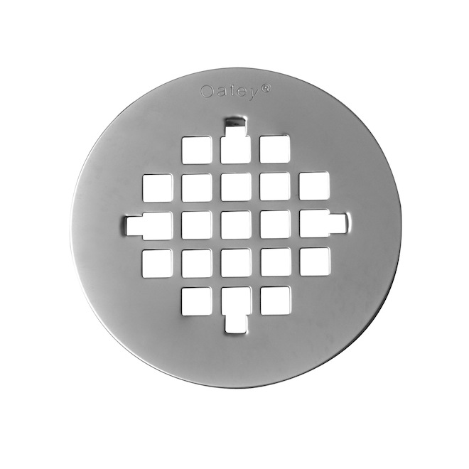 Oatey 3-in diameter Brushed Nickel Finish Strainer