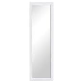 Framed Door Mirror - 14" x 50" - White