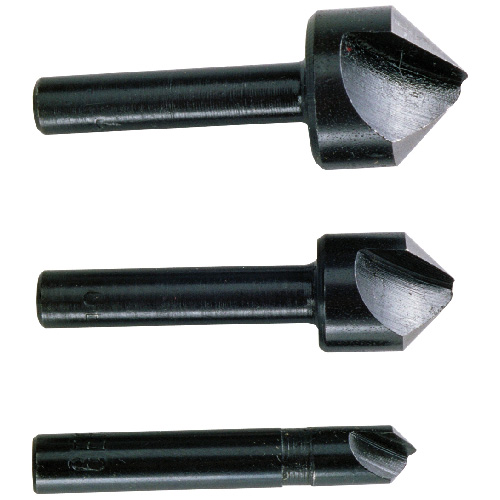 Image of Wolfcraft | Countersink Router Drill Bit - 3-Piece Set - Round Shank - Steel Alloy | Rona