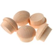 Wolfcraft Mushroom Button Plugs - Wood - Sanded - 3/8-in dia - 25-Pack