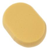 IEL Polyurethane Oval Wall Sponge - Yellow - Heavy-Duty - 7 3/4-in L x 2 1/4-in T x 5 3/4-in W
