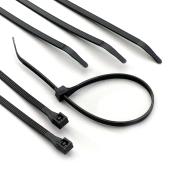 Attaches-câbles, nylon anti-UV, résist. 75 lb, 10", 100/pqt