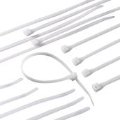Attaches-câbles, nylon, résist. 50 lb, 7", assorties, 120/pq