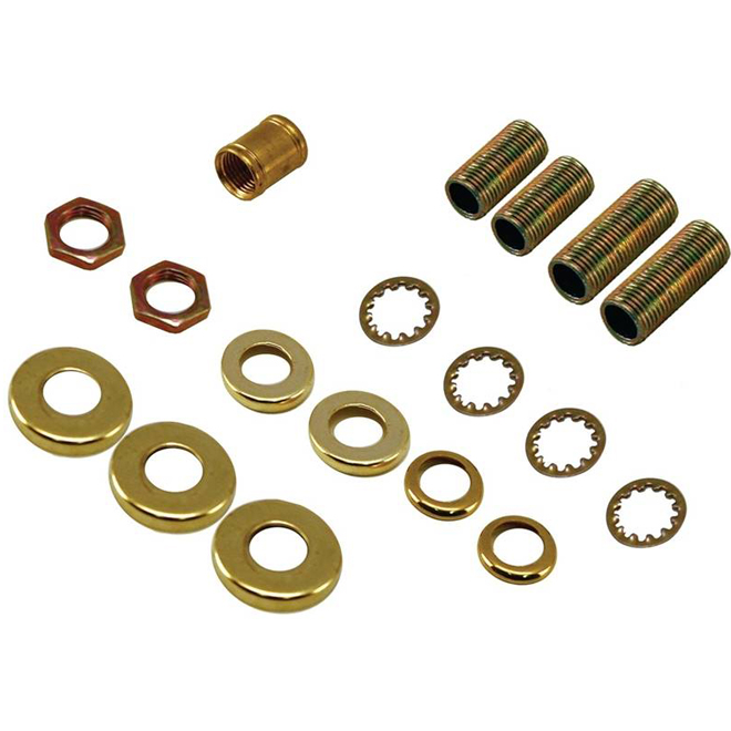 Atron Crossbar - 4-in L x 1-in W x 1/4-in IP Centre Hole - Heavy-Duty - Screws Included