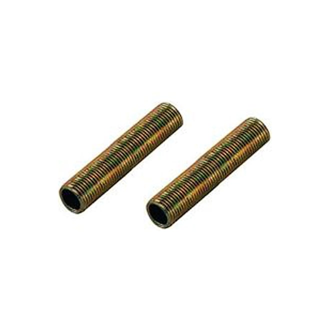 Atron Threaded Nipples - Metal - Zinc-Plated - 2-in L x 1/8 IP LA917 | RONA