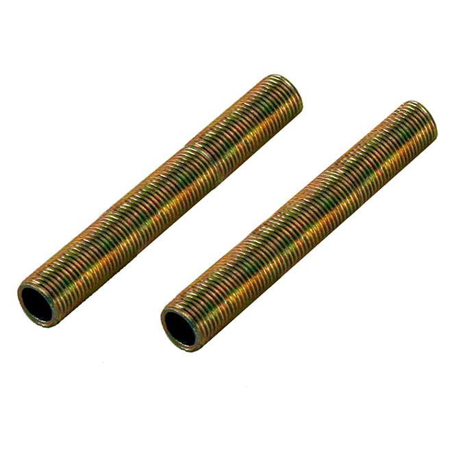 Atron Threaded Nipples Metal ZincPlated 3in L x 1/8 IP LA986 RONA