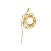 Atron Ceiling Fan Beaded Pull Chain with Connector - Brass - 24-in L - 1 Per Pack