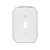 Atron 1-Gang 1-Pack White Toggle Jumbo Wall Plate