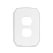 Atron 2-Gang 1-Pack White Duplex Jumbo Wall Plate