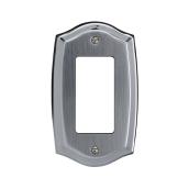 Atron 1-Gang 1-Pack Chrome Decorator Standard Wall Plate