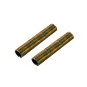 Threaded Shaft - 3" x 1/4 IPS - Zinc Plated - 2 Pack