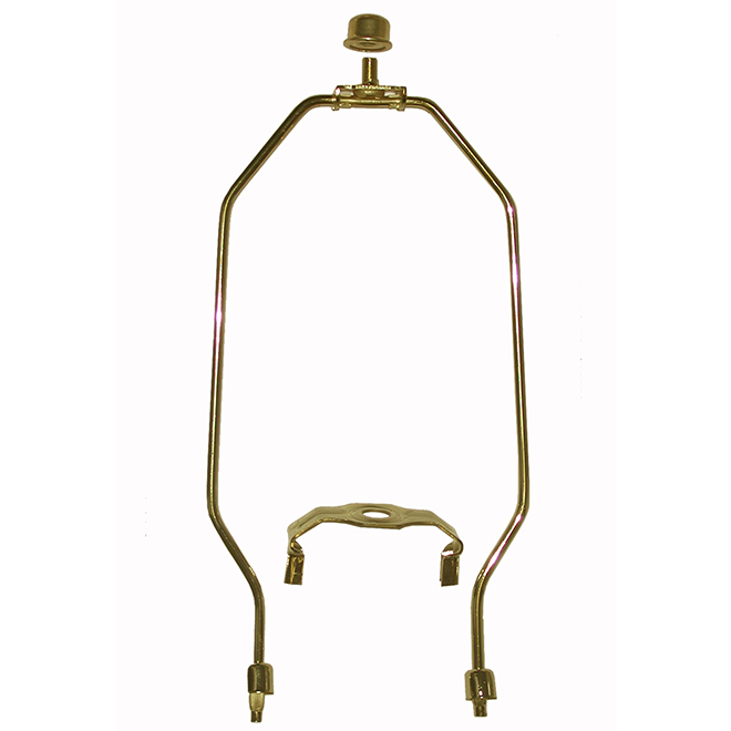 Atron Lamp Shade Harp Metal Brass, Lamp Shade Harp And Finial