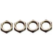 Lock Nut - 1/4 IPS - Zinc Plated - 4 Pack