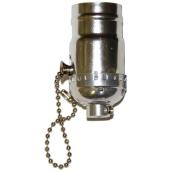 Douille de rechange Atron en métal, avec chaînette, chrome, 250 W