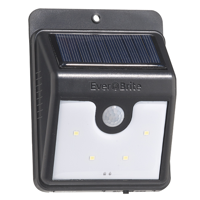 Everbrite Motion Activated Solar Led Light Black 1086fd 18 Rona