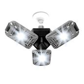Bell + Howell Tri-Burst Security Light - 6-in x 4.5-in - 60 W - Silver