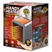 Handy Heater Portable Ceramic Heater 1200W-4096 BTU Grey