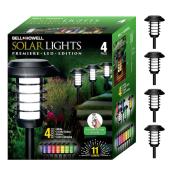 Bell + Howell 4-Pack - 2-Watt - Colour Changing- Solar LED Lantern Lights