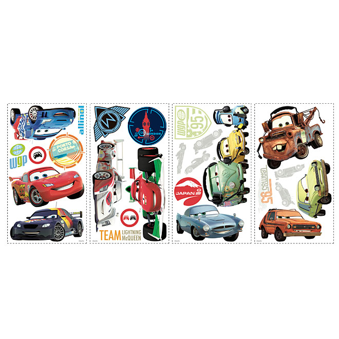 Peel and Stick Wall Decals - Disney Pixar Cars 2 | RONA Peel and Stick Wall Decals - Disney Pixar Cars 2 | RONA