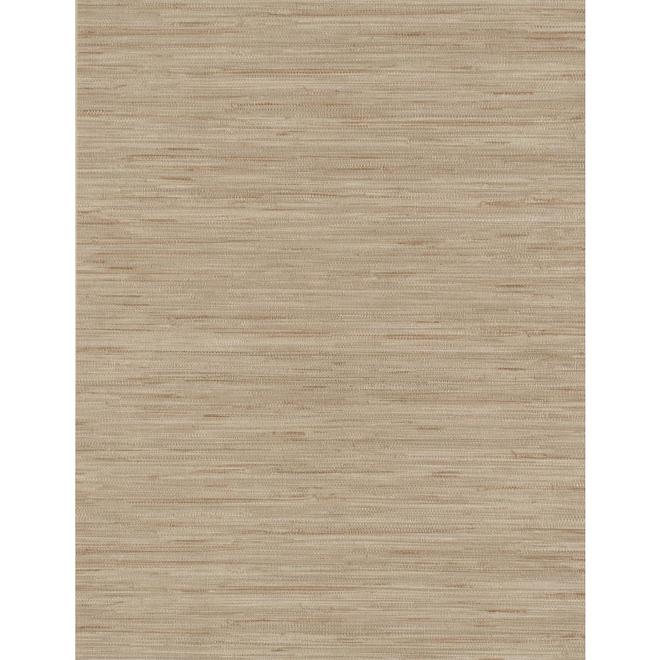 Wallpaper - Grass Cloth Motif - 56 sq.ft. - Taupe