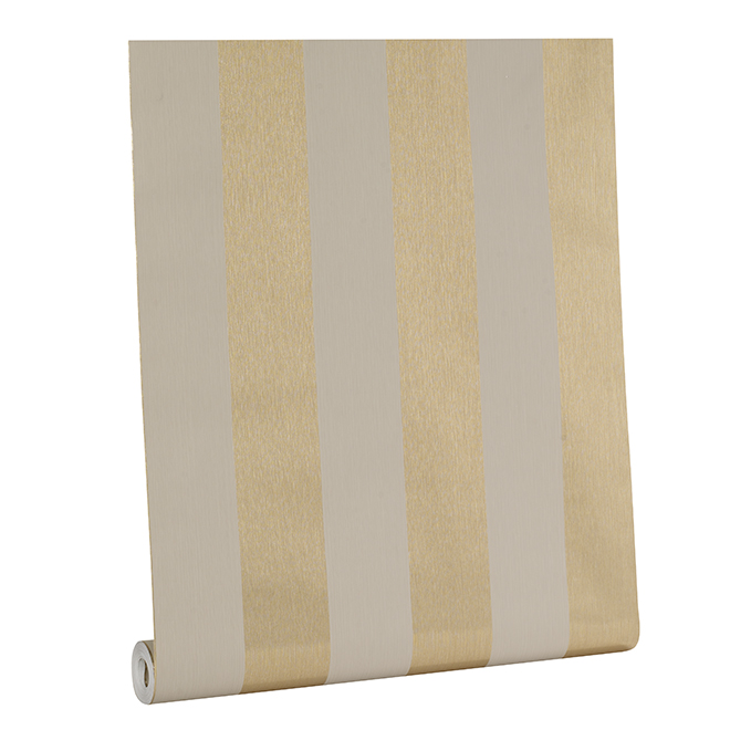 York Wallcoverings Wallpaper - Stripes - 56 pi² - Gold