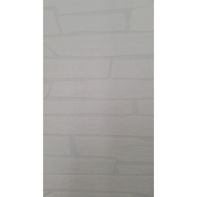 Papier peint blanc à peindre à motif de roches York Wallcoverings, préencollé, lavable, 56 pi²