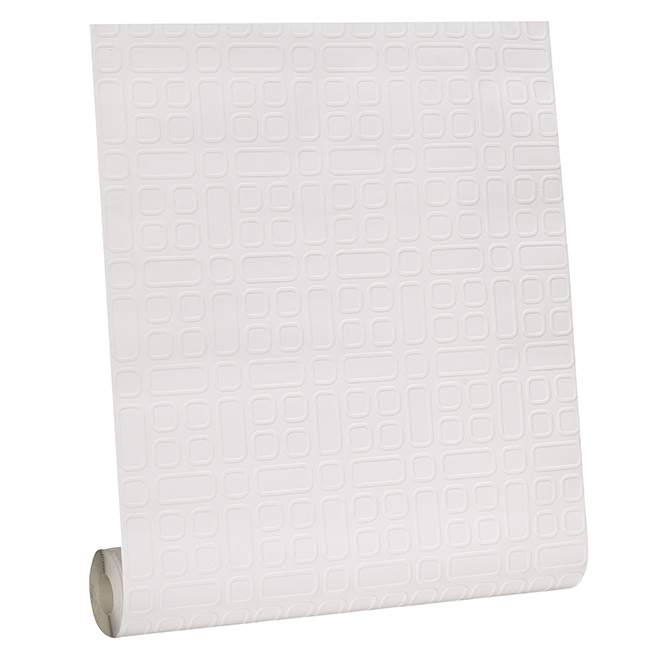 York Paintable Geometric Wallpaper - White - Washable - 33-ft L x  W  181401LW | RONA