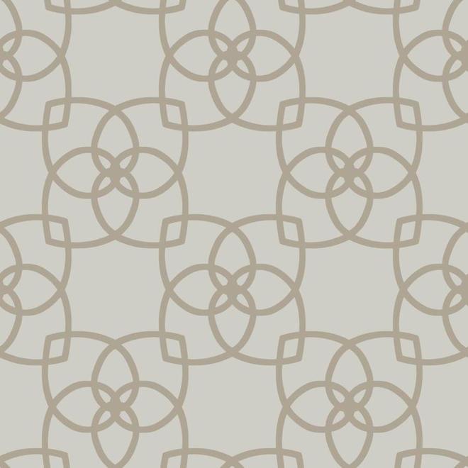 York Wallcoverings Dazzling Dimensions Wallpaper Geometric design 57.75 sq.ft. Grey