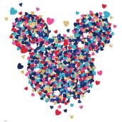 RoomMates Minnie Mouse Confetti Wall Decal Peel and Stick 1-Piece