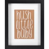 LINDEN AVE Hush Little Baby Wall Decor 8-in x 10-in