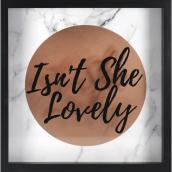 LINDEN AVE Isn't She Lovely Wall Decor 10-in x 10-in