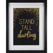 LINDEN AVE Stand Tall Wall Decor 11-in x 14-in