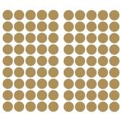 RoomMates Gold Confetti Dots Wall Decals Peel & Stick 90-Piece