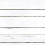 Papier peint planches à feuillure RoomMates, blanc, autocollant, 28,18 pi²