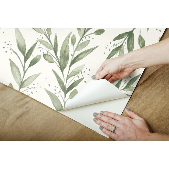 Magnolia Home by Joanna Gaines Olive Branch Spray and Stick Wallpaper  ME1538  The Home Depot