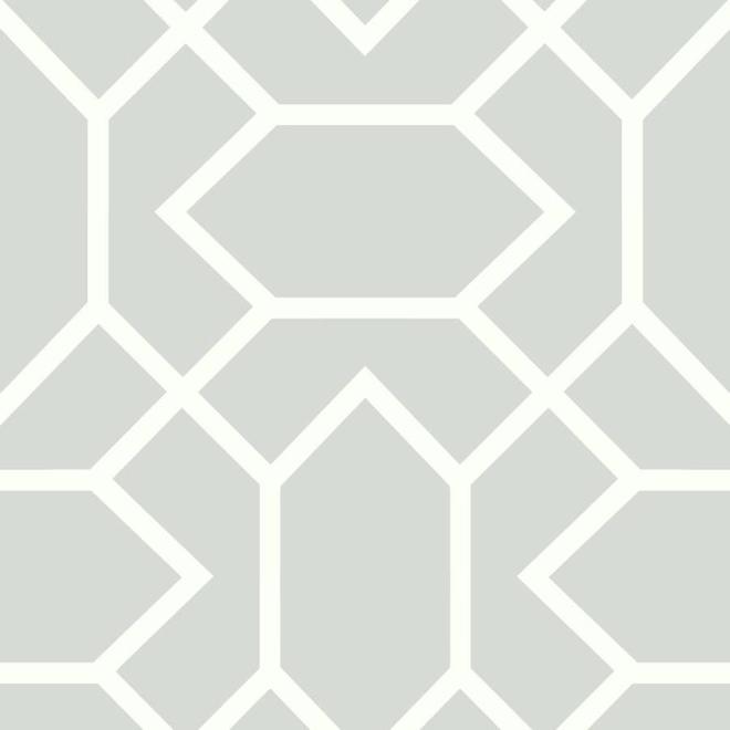 RoomMates Wallpaper 28.18-sq ft Modern Geometric Grey Peel and