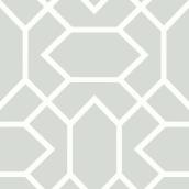 RoomMates Wallpaper 28.18-sq ft Modern Geometric Grey Peel and Stick